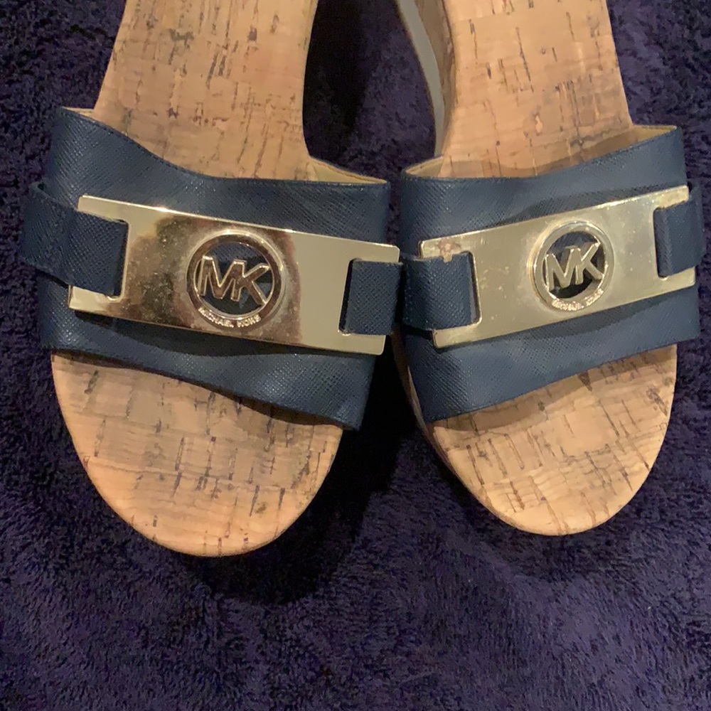 Navy Michael kors wedges - Picture 2 of 7